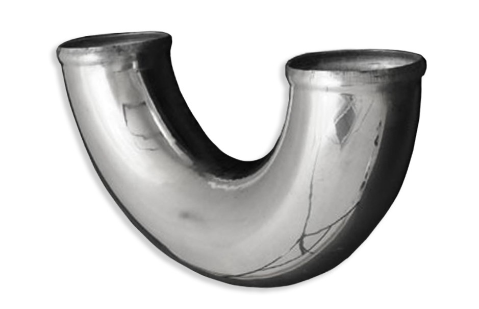 Aliuminio alkūnė 180' 54mm, 30cm