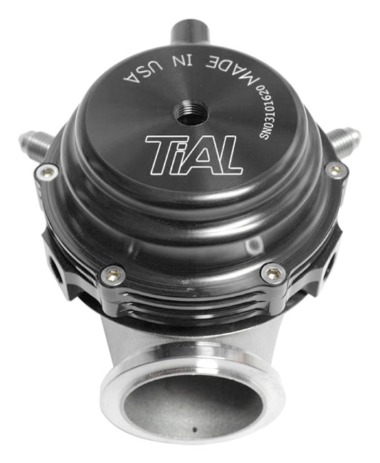 Wastegate Tial MVR 44mm juodas, visos spyruoklės