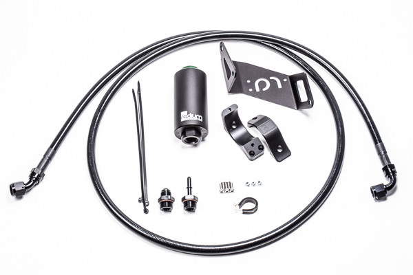 Išorinio 'stainless' kuro filtor rinkinys BMW E90 E92 E93 Radium Engineering