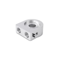 Mishimoto MMOP-SP alyvos filtro adapteris sidabrinės spalvos