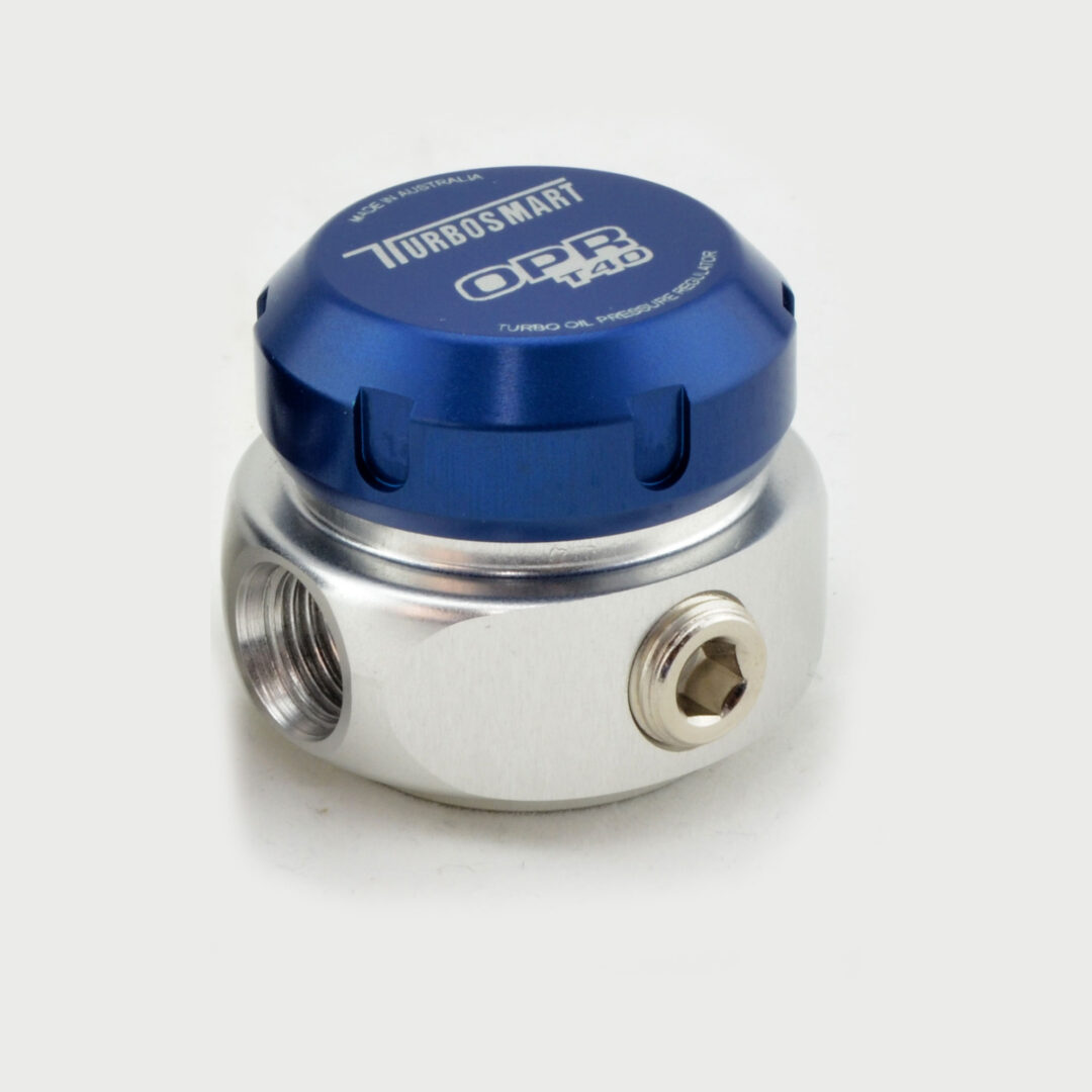 Turbosmart alyvos slėgio reguliatorius OPR T40 40psi - mėlynas
